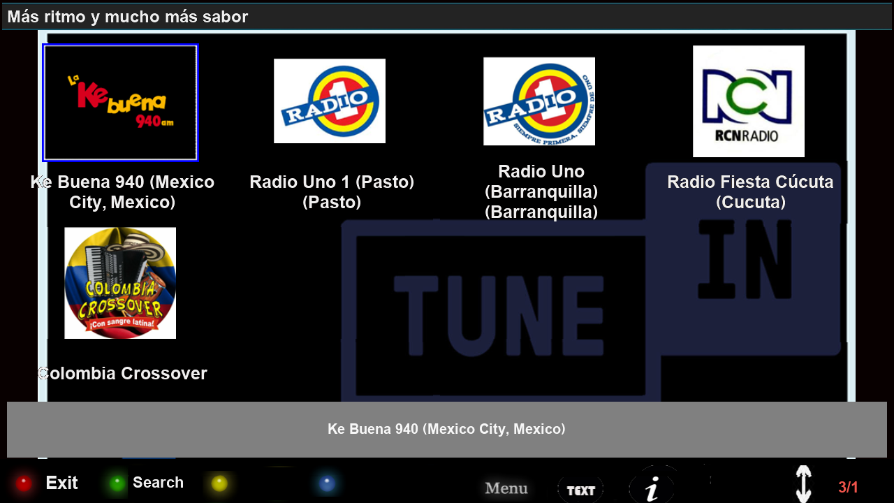 [PLUGIN] TuneIn Radio Dreambox4K